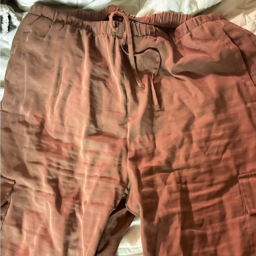 Old Navy Pink Wide-Leg Pants - Picture 5 of 7